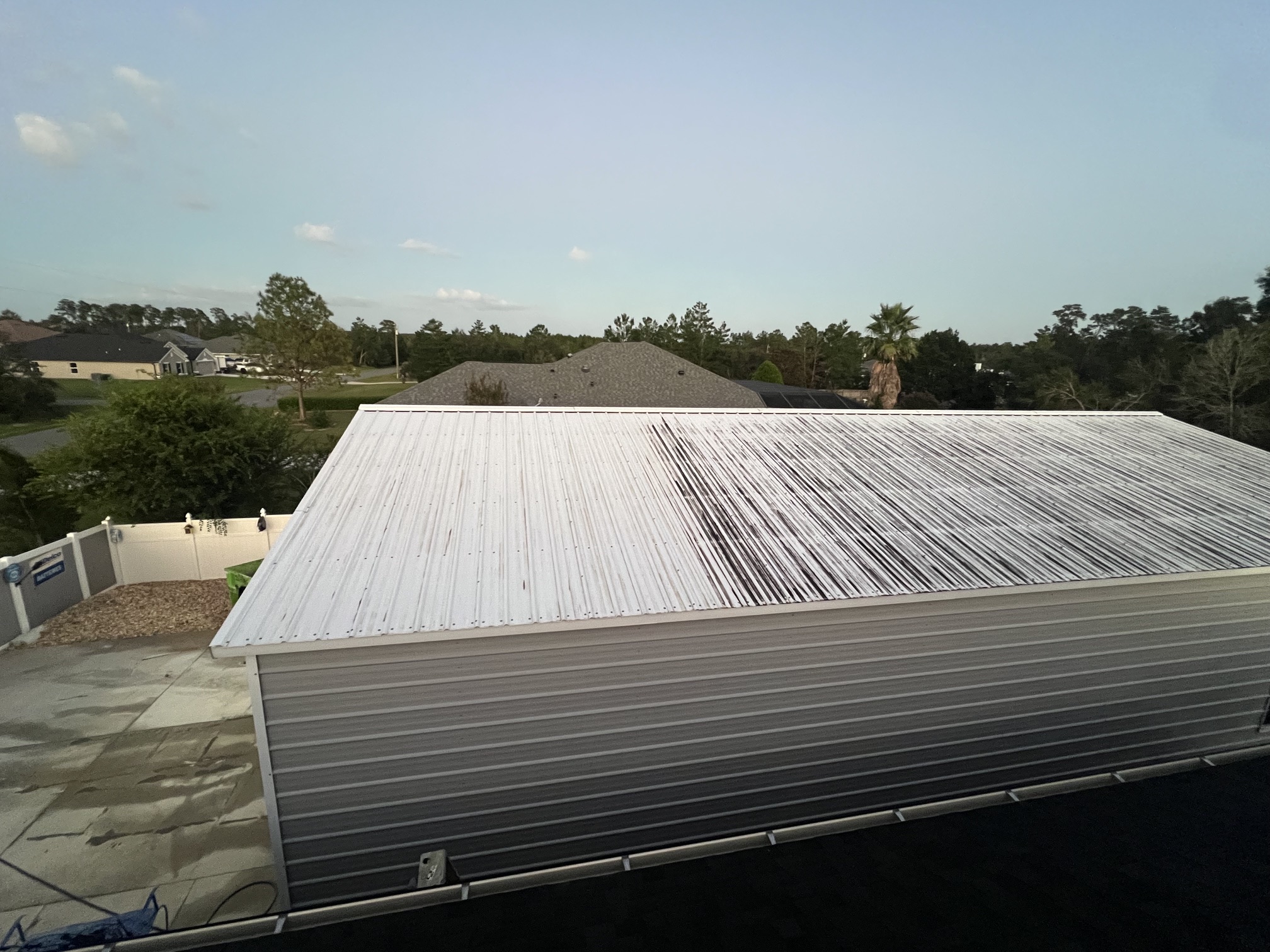 Metal Roof Soft Wash - After